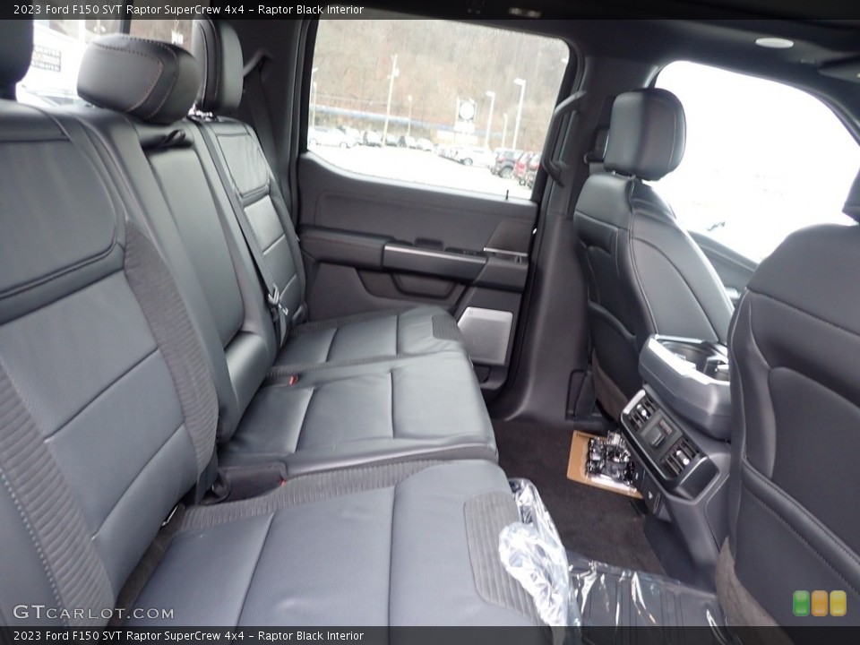 Raptor Black Interior Rear Seat for the 2023 Ford F150 SVT Raptor SuperCrew 4x4 #145457601