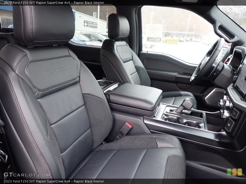 Raptor Black Interior Front Seat for the 2023 Ford F150 SVT Raptor SuperCrew 4x4 #145457619