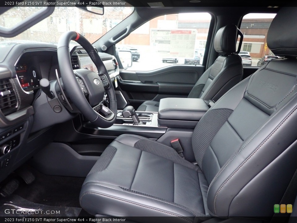 Raptor Black Interior Photo for the 2023 Ford F150 SVT Raptor SuperCrew 4x4 #145457666