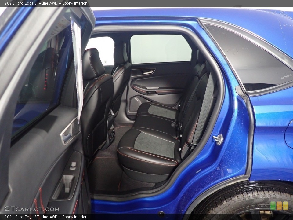 Ebony Interior Rear Seat for the 2021 Ford Edge ST-Line AWD #145458566