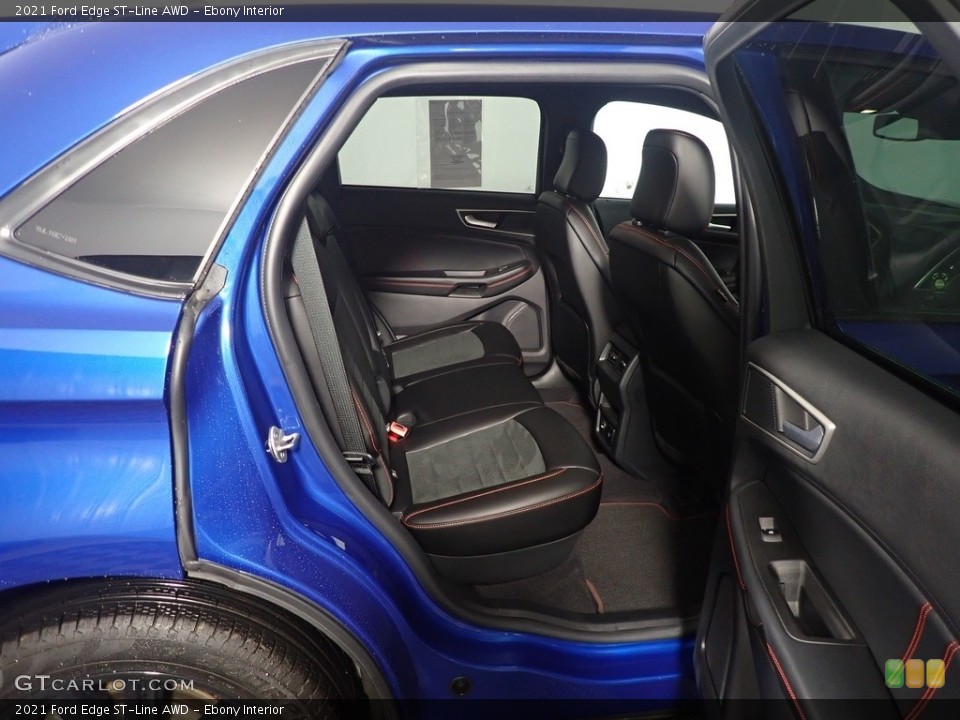 Ebony Interior Rear Seat for the 2021 Ford Edge ST-Line AWD #145458595