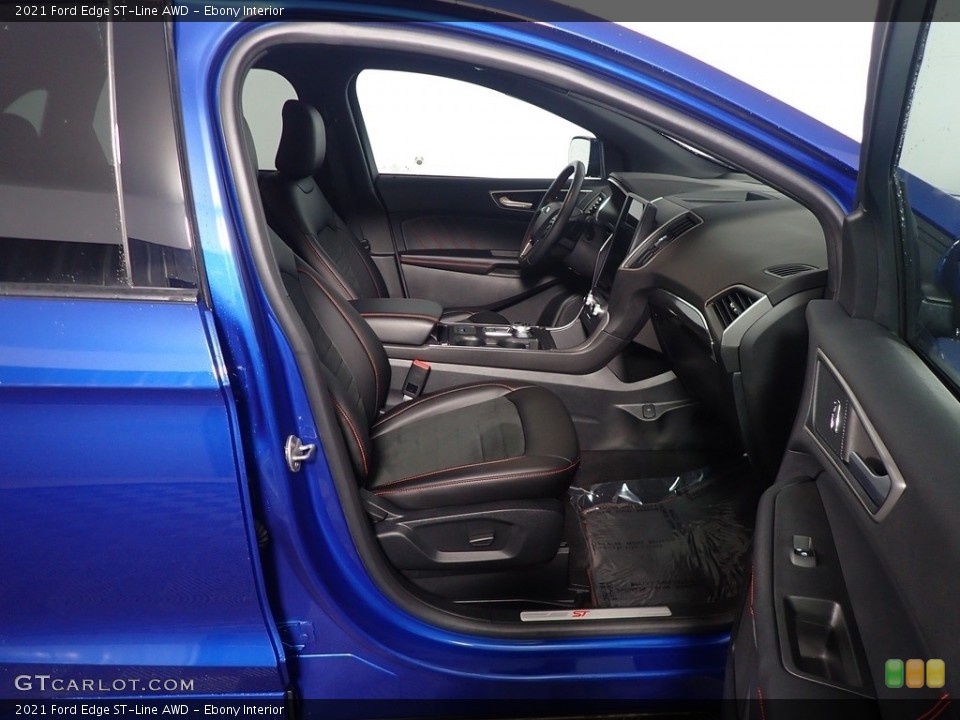 Ebony Interior Front Seat for the 2021 Ford Edge ST-Line AWD #145458625