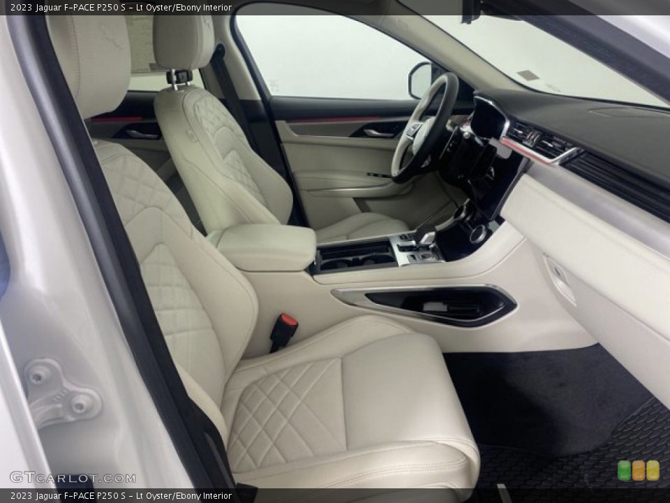 Lt Oyster/Ebony Interior Photo for the 2023 Jaguar F-PACE P250 S #145458886