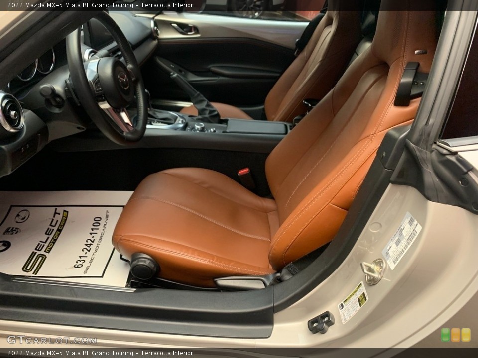Terracotta Interior Front Seat for the 2022 Mazda MX-5 Miata RF Grand Touring #145459375