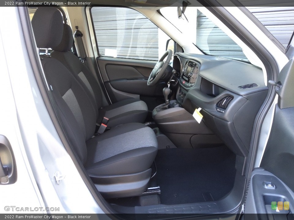 Black Interior Front Seat for the 2022 Ram ProMaster City Wagon #145459876