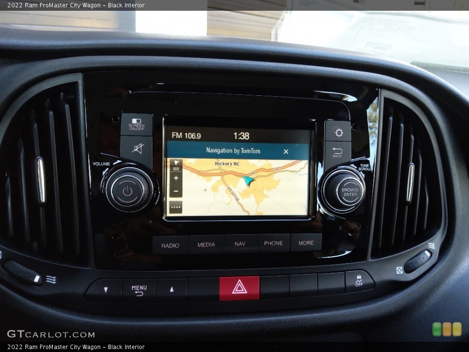 Black Interior Navigation for the 2022 Ram ProMaster City Wagon #145459968