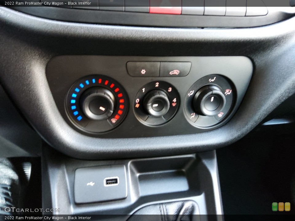 Black Interior Controls for the 2022 Ram ProMaster City Wagon #145459995