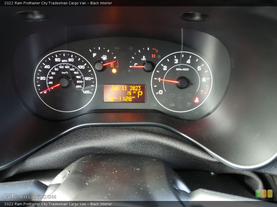 Black Interior Gauges for the 2022 Ram ProMaster City Tradesman Cargo Van #145460341