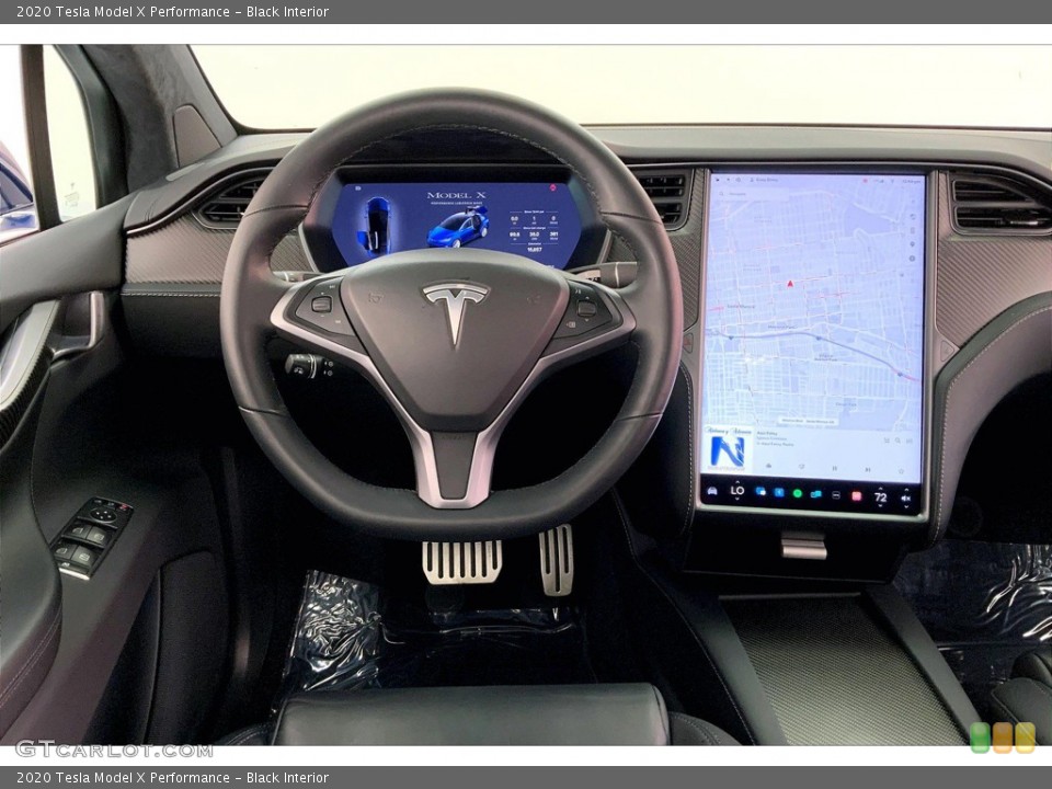 Black Interior Dashboard for the 2020 Tesla Model X Performance #145461160