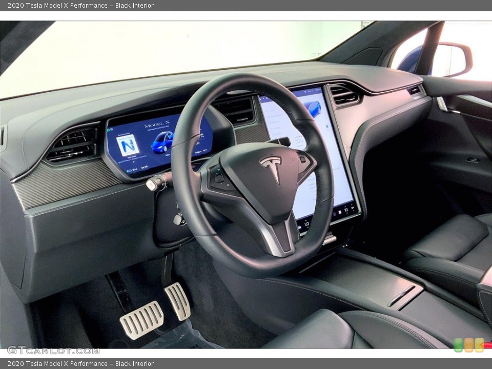Black Interior Dashboard for the 2020 Tesla Model X Performance #145461255