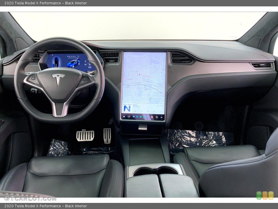 Black Interior Dashboard for the 2020 Tesla Model X Performance #145461265
