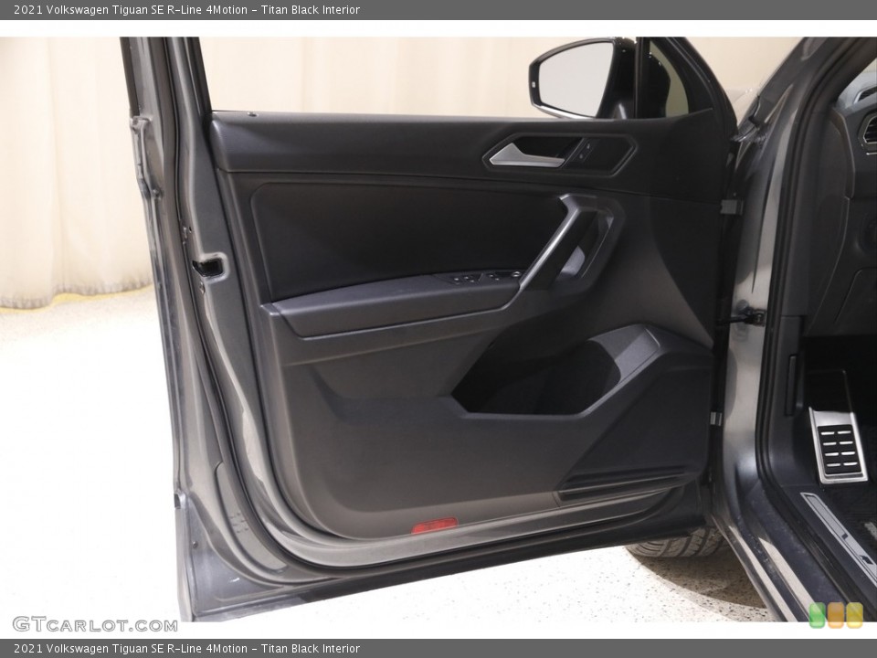 Titan Black Interior Door Panel for the 2021 Volkswagen Tiguan SE R-Line 4Motion #145461445