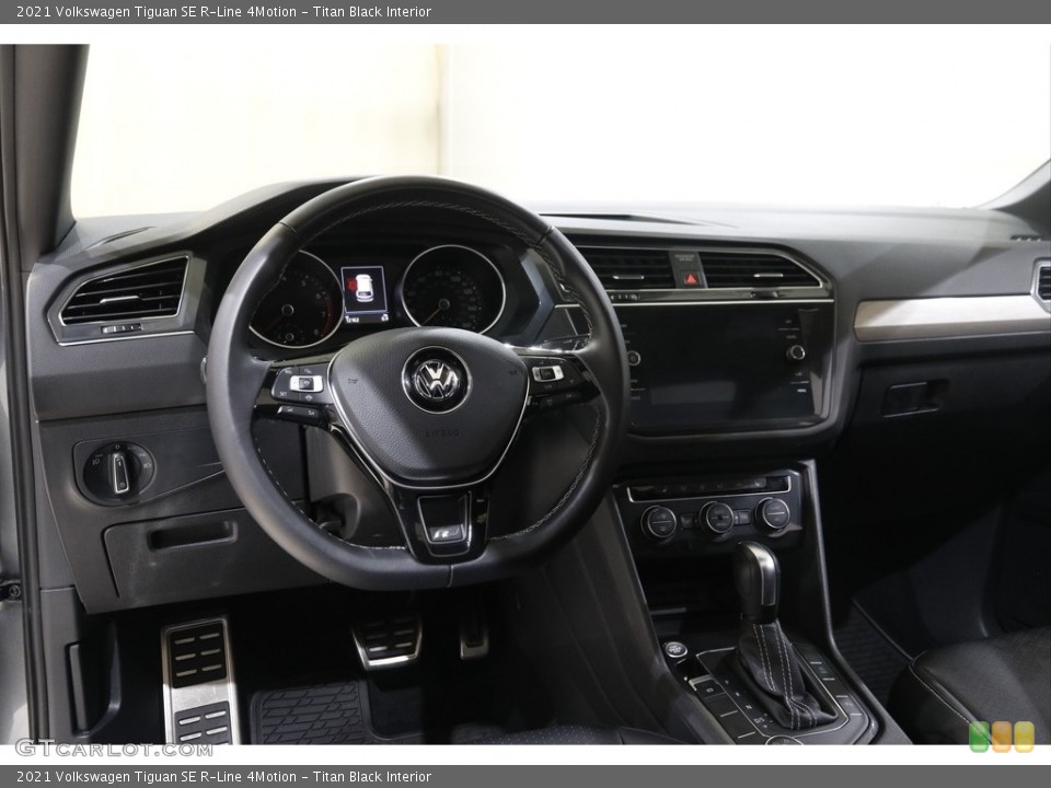 Titan Black Interior Dashboard for the 2021 Volkswagen Tiguan SE R-Line 4Motion #145461457