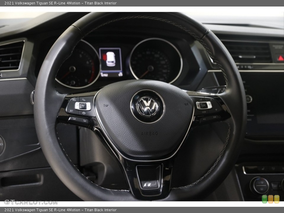 Titan Black Interior Steering Wheel for the 2021 Volkswagen Tiguan SE R-Line 4Motion #145461463