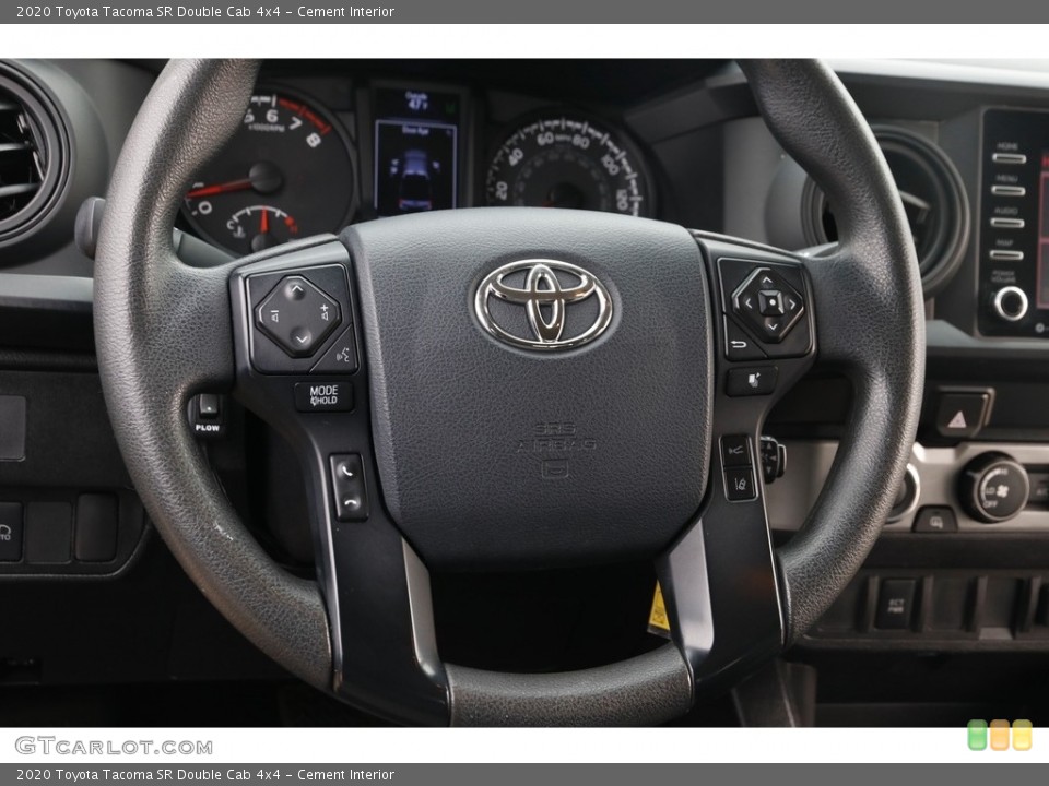 Cement Interior Steering Wheel for the 2020 Toyota Tacoma SR Double Cab 4x4 #145461994