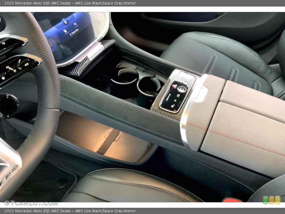AMG Line Black/Space Gray Interior Controls for the 2023 Mercedes-Benz EQS AMG Sedan #145467484