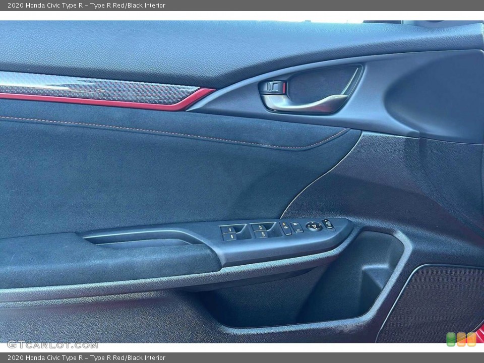 Type R Red/Black Interior Door Panel for the 2020 Honda Civic Type R #145467637