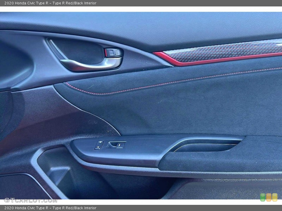 Type R Red/Black Interior Door Panel for the 2020 Honda Civic Type R #145467658