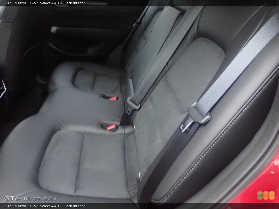 Black Interior Rear Seat for the 2023 Mazda CX-5 S Select AWD #145467856