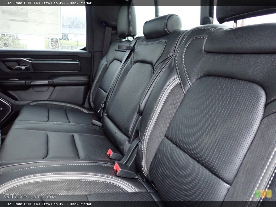 Black Interior Rear Seat for the 2022 Ram 1500 TRX Crew Cab 4x4 #145468171