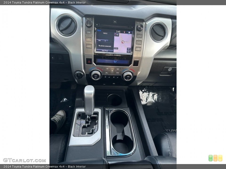 Black Interior Controls for the 2014 Toyota Tundra Platinum Crewmax 4x4 #145468648