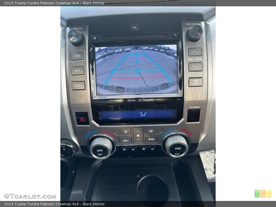 Black Interior Controls for the 2014 Toyota Tundra Platinum Crewmax 4x4 #145468651