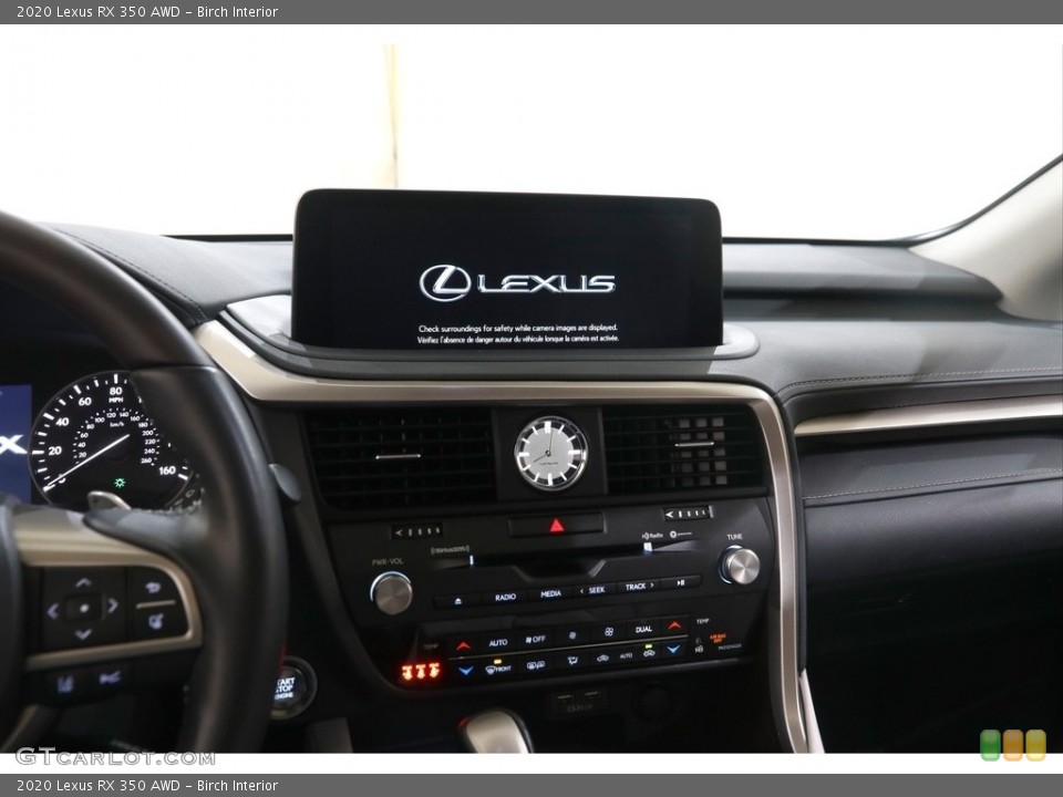 Birch Interior Controls for the 2020 Lexus RX 350 AWD #145469372