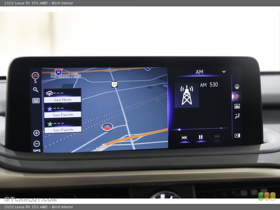 Birch Interior Dashboard for the 2020 Lexus RX 350 AWD #145469378