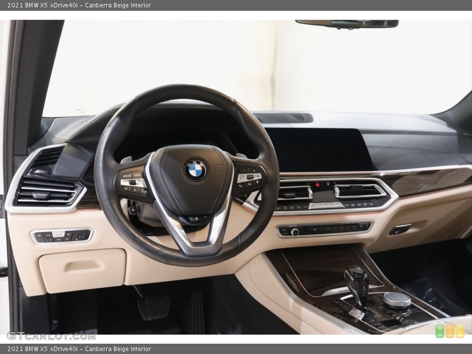 Canberra Beige Interior Dashboard for the 2021 BMW X5 xDrive40i #145469804