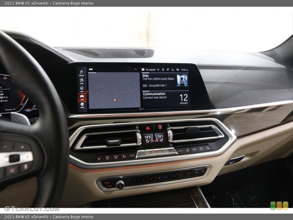 Canberra Beige Interior Dashboard for the 2021 BMW X5 xDrive40i #145469813