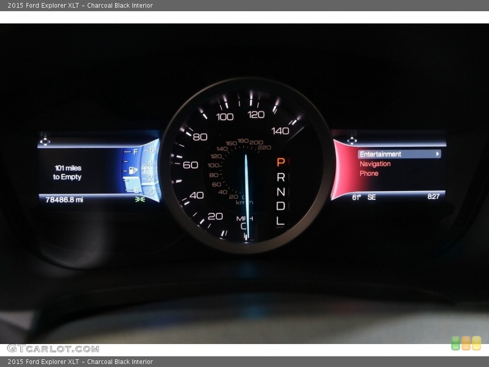 Charcoal Black Interior Gauges for the 2015 Ford Explorer XLT #145470933