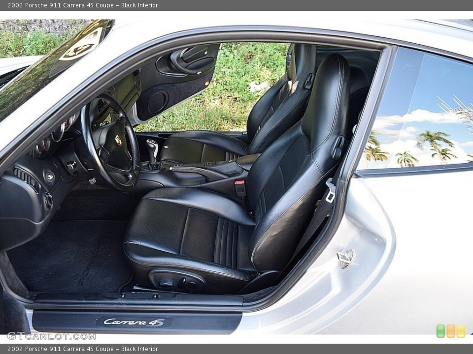 Black Interior Front Seat for the 2002 Porsche 911 Carrera 4S Coupe #145471458