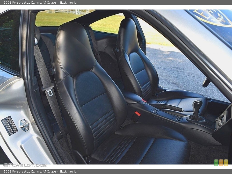 Black Interior Front Seat for the 2002 Porsche 911 Carrera 4S Coupe #145471491