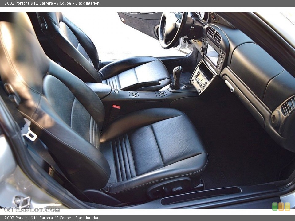 Black Interior Front Seat for the 2002 Porsche 911 Carrera 4S Coupe #145471494