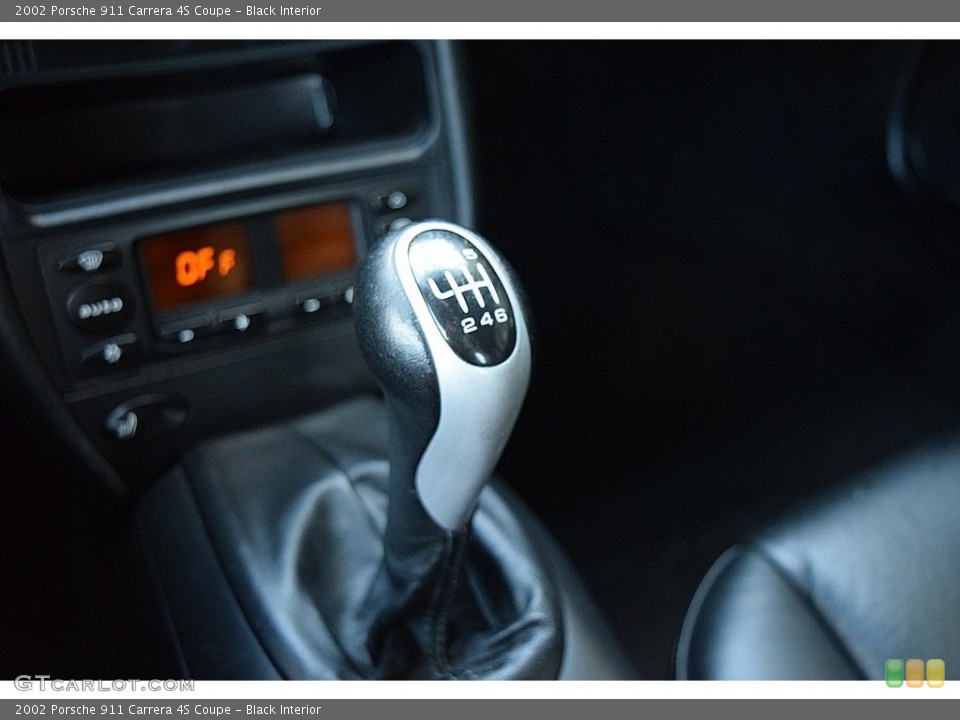 Black Interior Transmission for the 2002 Porsche 911 Carrera 4S Coupe #145471536