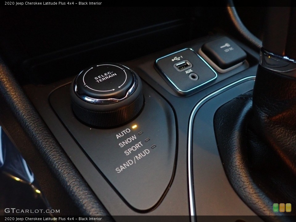 Black Interior Controls for the 2020 Jeep Cherokee Latitude Plus 4x4 #145472069