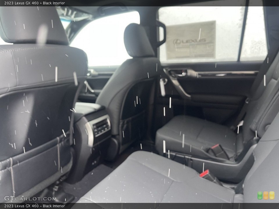 Black Interior Rear Seat for the 2023 Lexus GX 460 #145472187