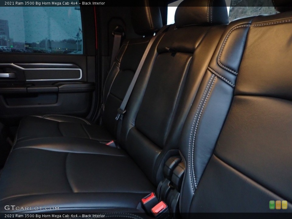 Black Interior Rear Seat for the 2021 Ram 3500 Big Horn Mega Cab 4x4 #145472430