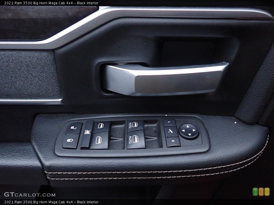 Black Interior Controls for the 2021 Ram 3500 Big Horn Mega Cab 4x4 #145472523
