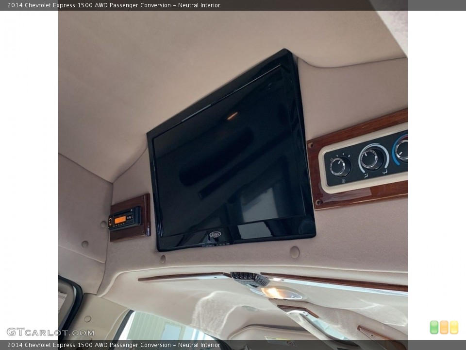 Neutral Interior Entertainment System for the 2014 Chevrolet Express 1500 AWD Passenger Conversion #145472791