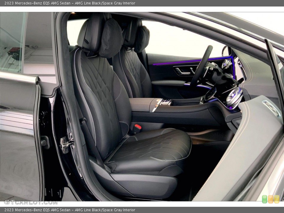 AMG Line Black/Space Gray Interior Photo for the 2023 Mercedes-Benz EQS AMG Sedan #145474488
