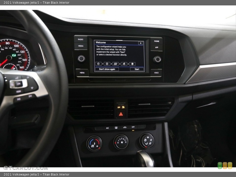 Titan Black Interior Controls for the 2021 Volkswagen Jetta S #145474565