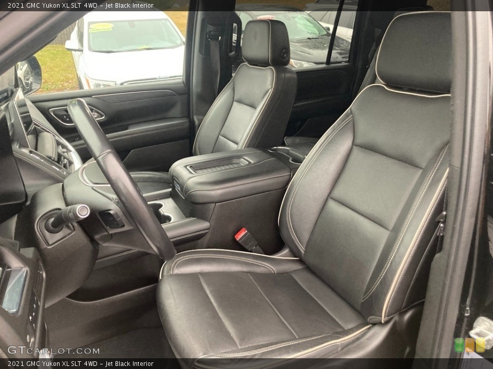 Jet Black Interior Front Seat for the 2021 GMC Yukon XL SLT 4WD #145474863