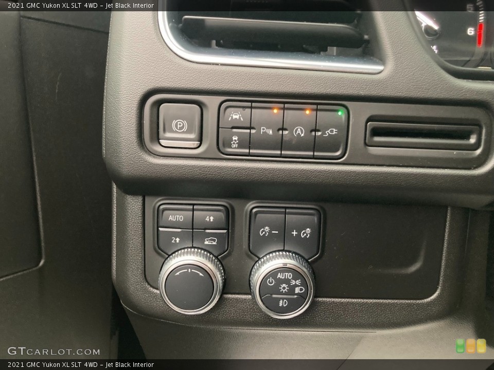 Jet Black Interior Controls for the 2021 GMC Yukon XL SLT 4WD #145474950