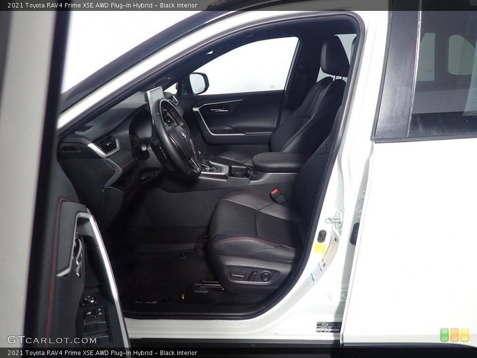Black Interior Photo for the 2021 Toyota RAV4 Prime XSE AWD Plug-In Hybrid #145474956