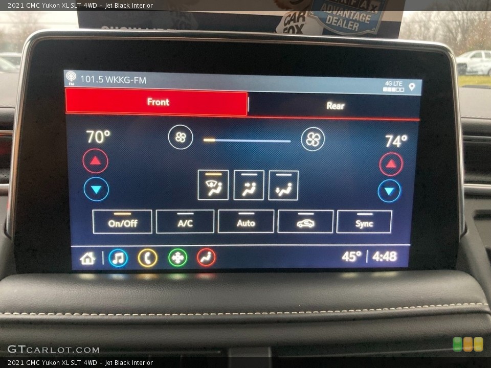 Jet Black Interior Controls for the 2021 GMC Yukon XL SLT 4WD #145475040