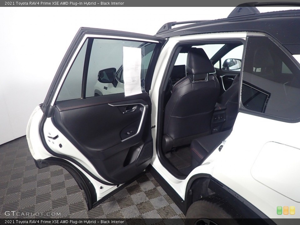 Black Interior Door Panel for the 2021 Toyota RAV4 Prime XSE AWD Plug-In Hybrid #145475094