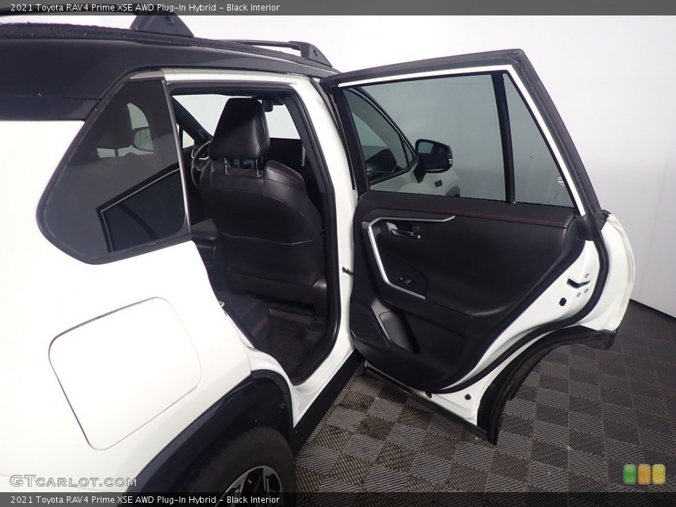 Black Interior Door Panel for the 2021 Toyota RAV4 Prime XSE AWD Plug-In Hybrid #145475115