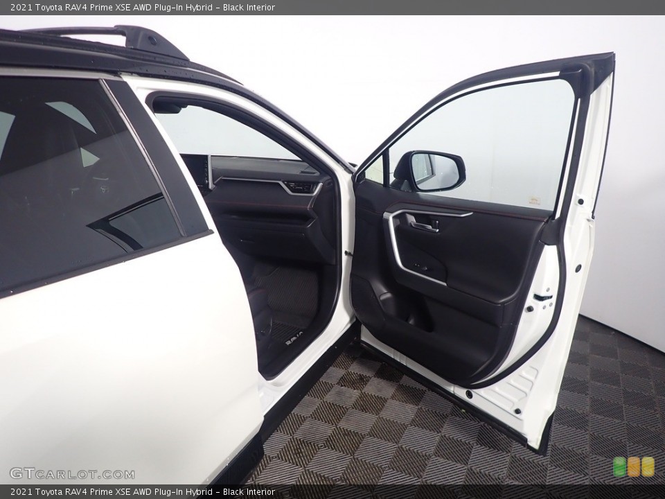 Black Interior Door Panel for the 2021 Toyota RAV4 Prime XSE AWD Plug-In Hybrid #145475136