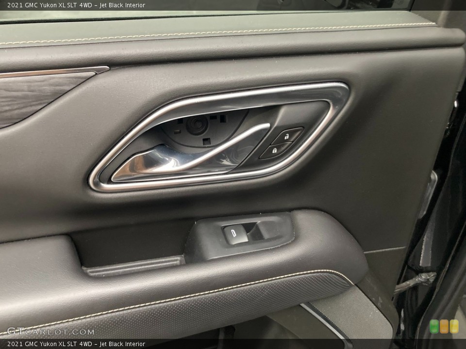 Jet Black Interior Door Panel for the 2021 GMC Yukon XL SLT 4WD #145475145